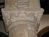 Pillar carving by Norman mason